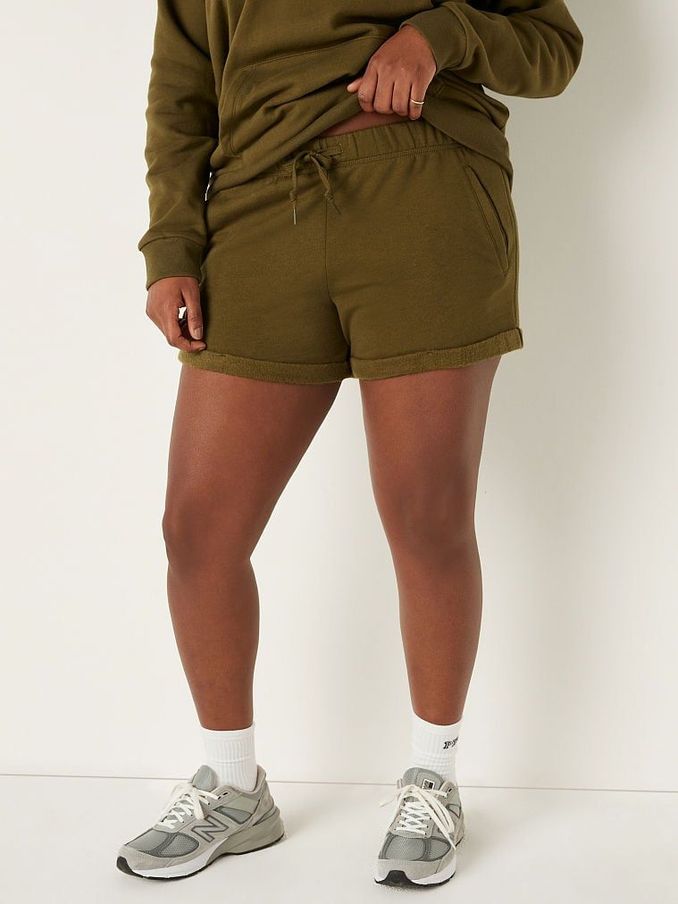 Deep Olive Green Logo Lounge Short (K30046) | €15