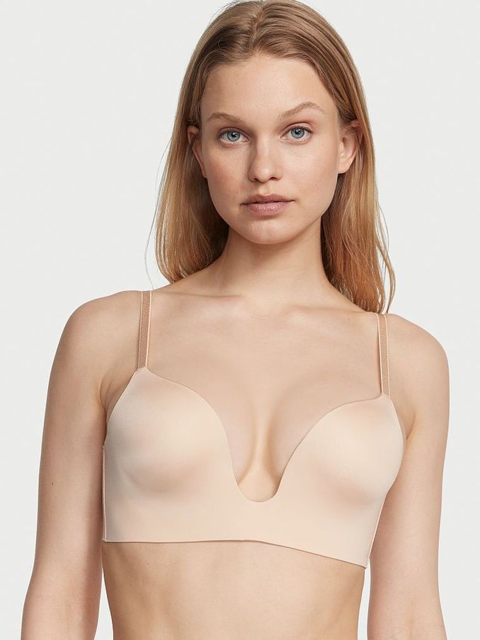 Marzipan Nude Plunge Low Back Bra (K30836) | €52