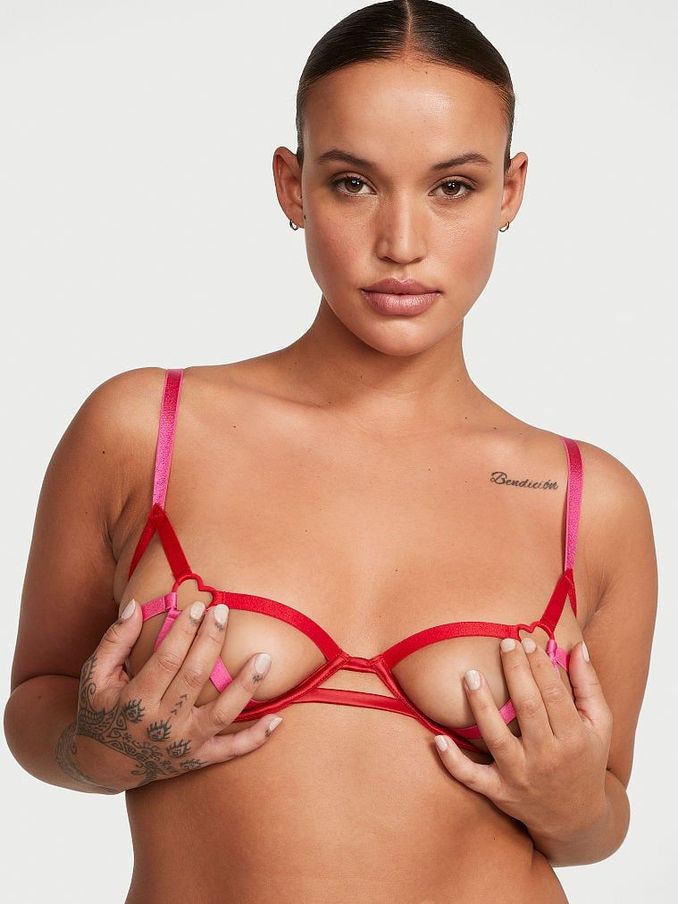 Lipstick Red Demi Strappy Bra (K31790) | €22
