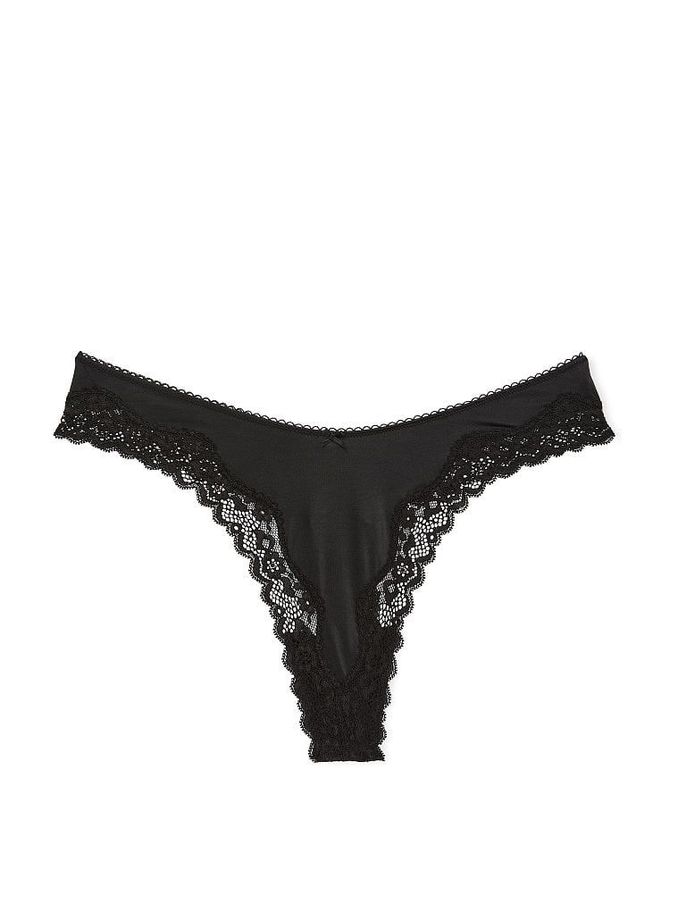 Black Thong Knickers (K32251) | €5