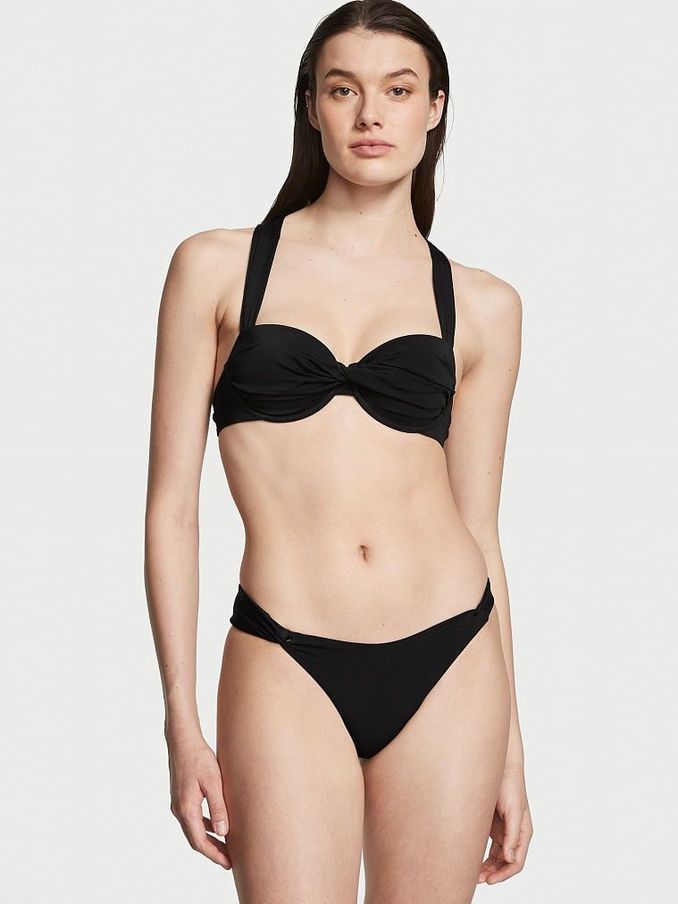 Black Balconette Bikini Top (K35185) | €27