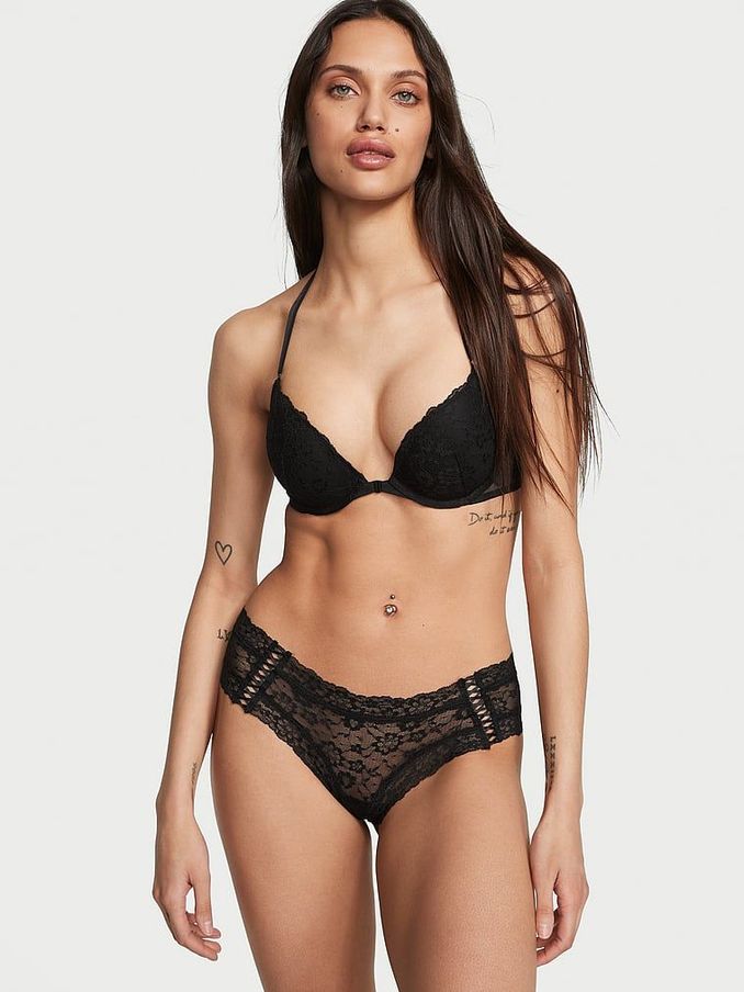 Black Double Side Lace Up Knickers (K42767) | €10.50