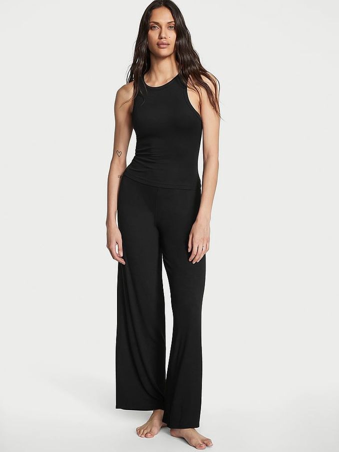 Black Modal Long Pyjamas (K43389) | €25