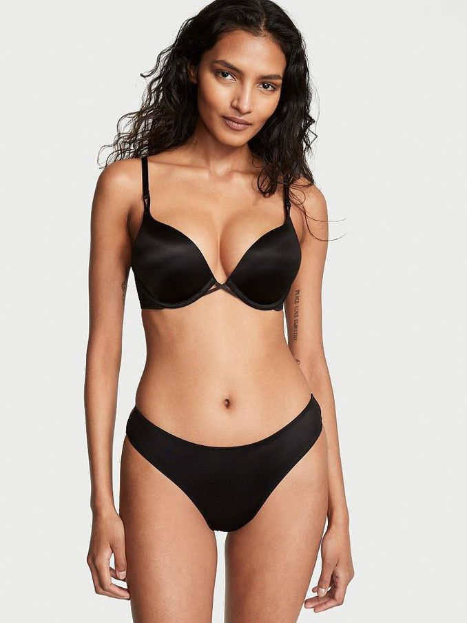 Black Smooth Thong Knickers (K43950) | €15.50