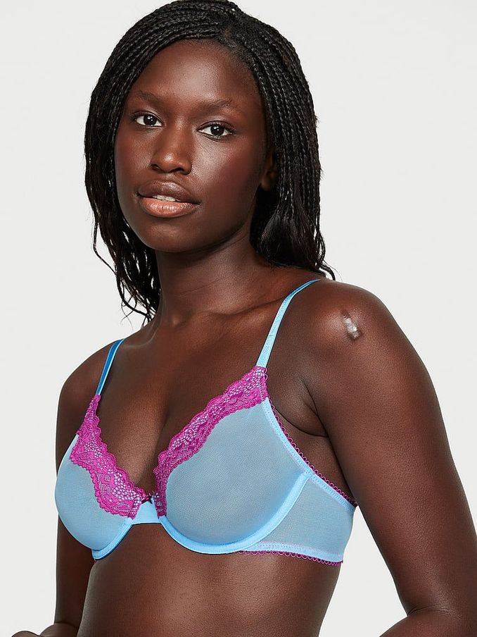 Bikini Blue Unlined Demi Bra (K45623) | €10