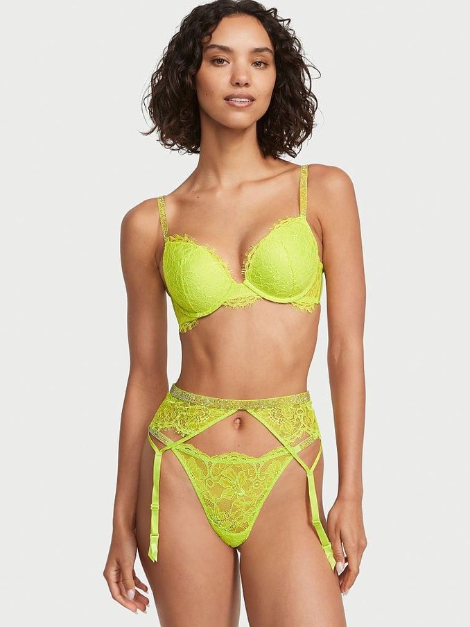 Limelight Green Shine Strap Smooth Suspenders (K48942) | €25