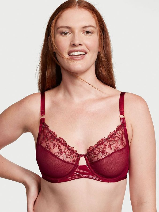 Red Lacquer Demi Bra (K55235) | €26