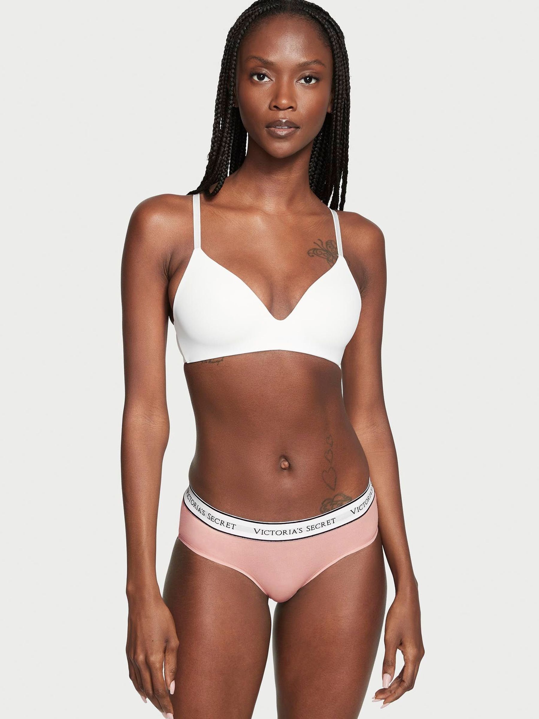 Misty Rose Pink Hipster Logo Knickers (K63329) | €10.50