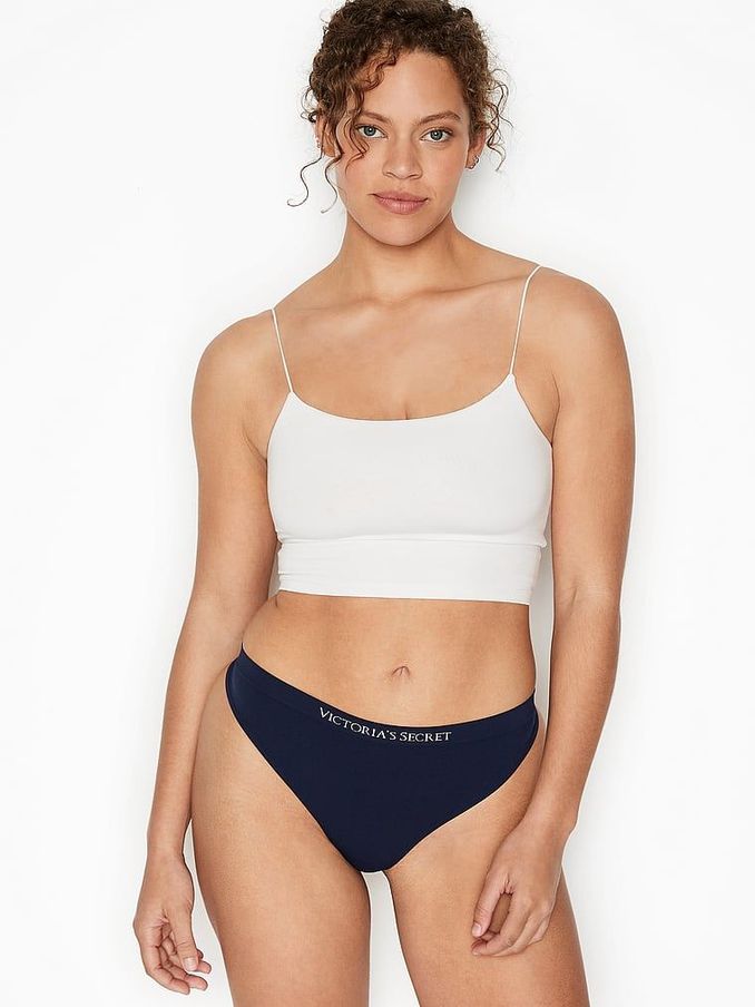 Blue Navy Noir Thong Knickers (K63625) | €10.50