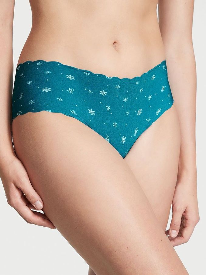 Evening Tide Blue Mini Snowflakes Smooth Cheeky Knickers (K65293) | €4