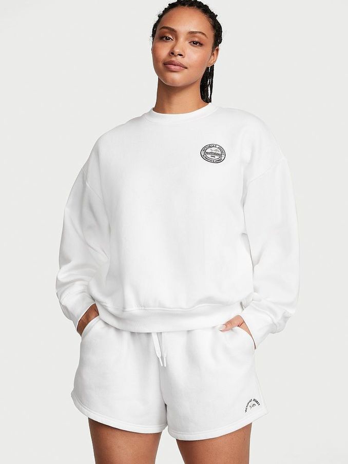 White Fleece Fleece Crew Sweatshirt (K67339) | €22