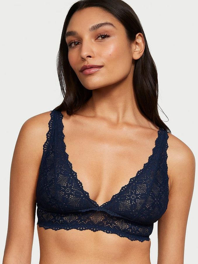 Noir Navy Blue Bralette Bra (K67644) | €12