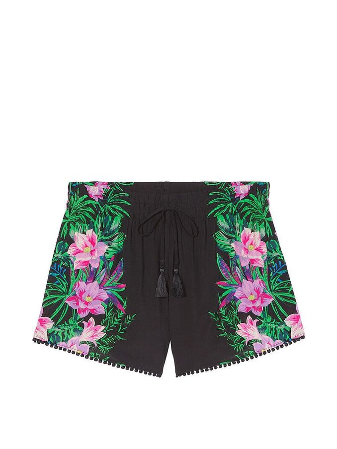 Black Palm Shorts Cover UP (K67646) | €15