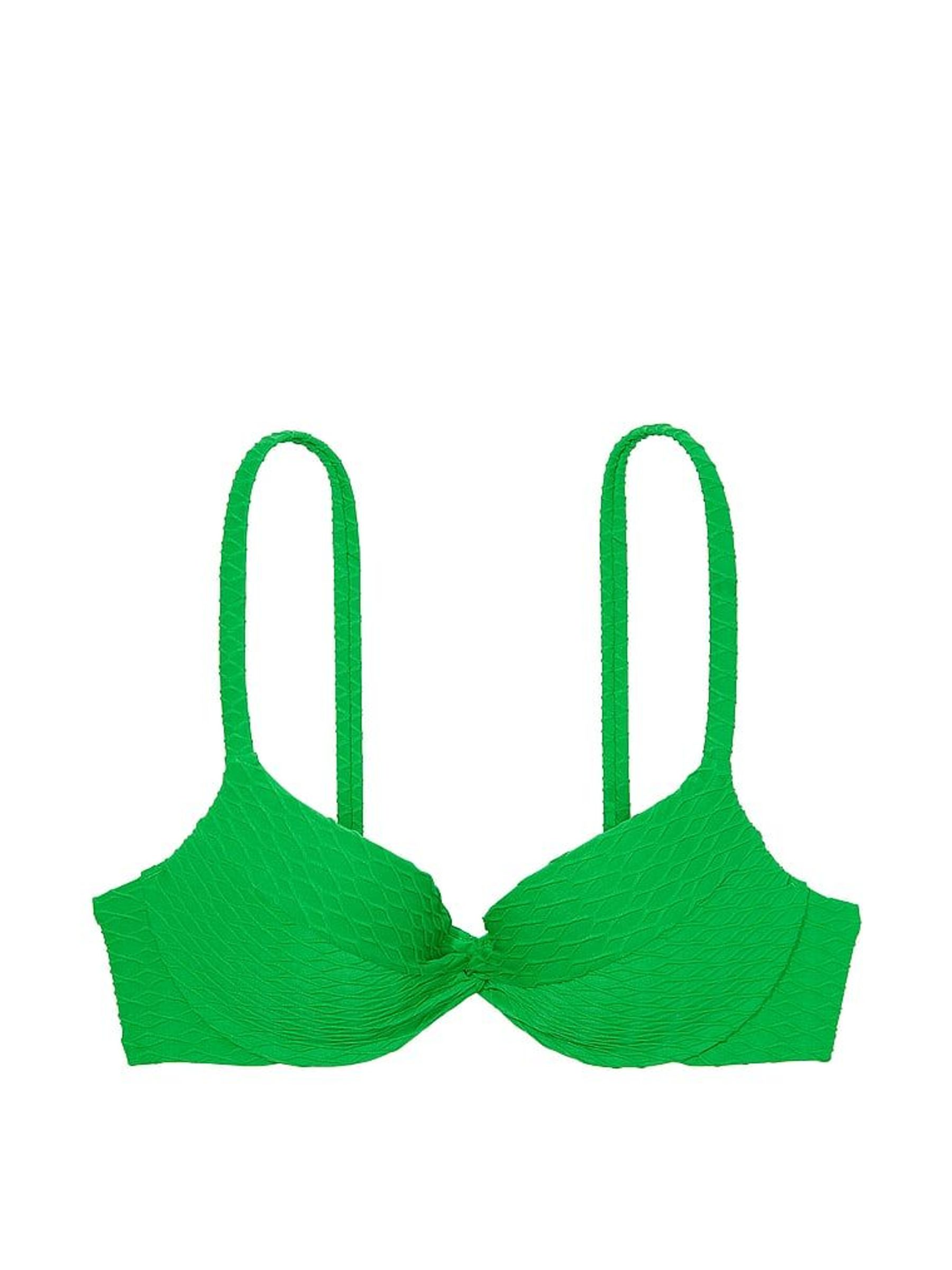 Green Fishnet Push Up Swim Bikini Top (K68505) | €22