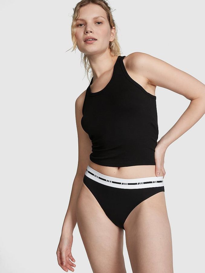 Black Modal Rib Pyjama Vest Top (K68731) | €18.50