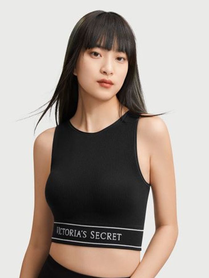 Black Longline Bralette (K70211) | €29