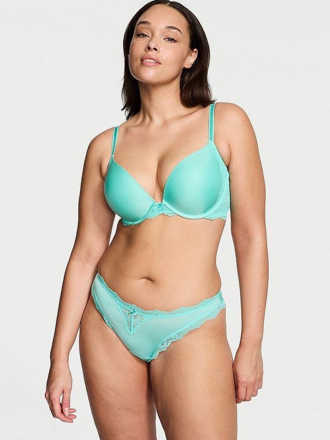 Aquarius Blue Lace Push Up Bra (K70238) | €20
