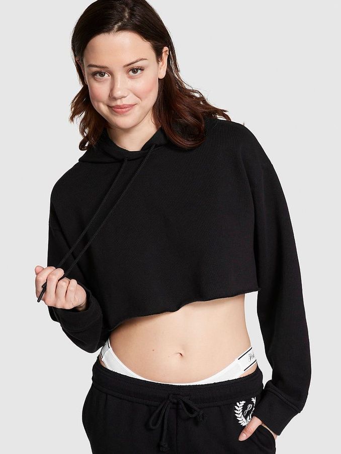 Pure Black Fleece Hoodie (K70624) | €15