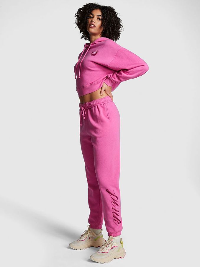 Sizzling Strawberry Pink Cuffed Jogger (K71892) | €27