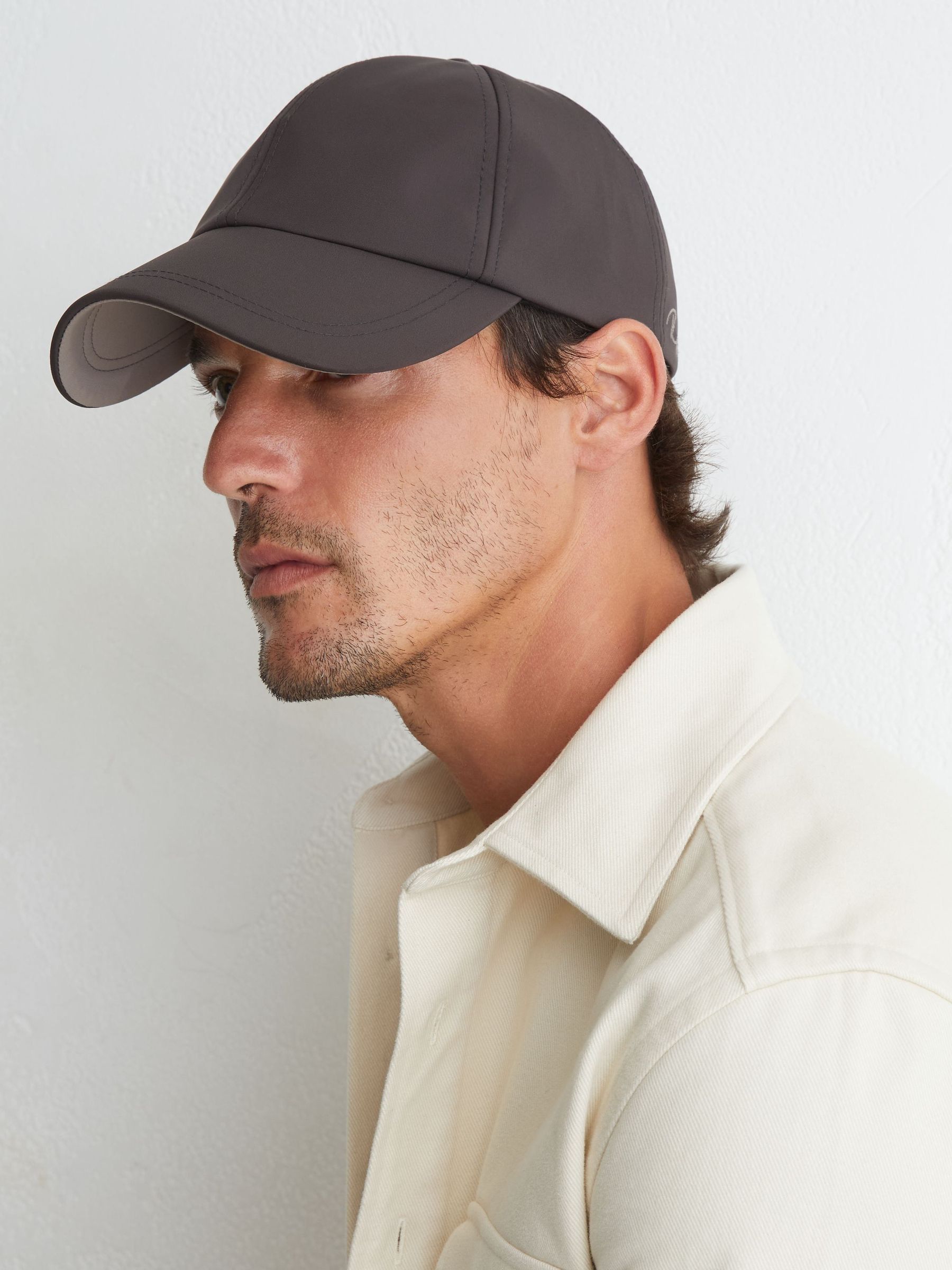 Chocolate Brown - Regular Technical Logo-embroidered Baseball Cap