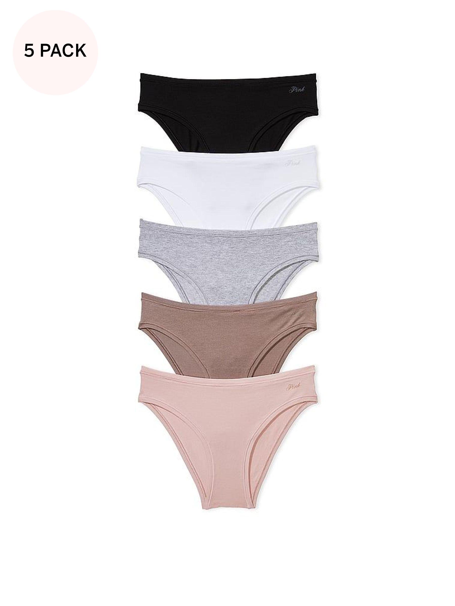 Black/Grey/White/Brown/Pink Cheeky 5 Pack Knickers (K79723) | €31