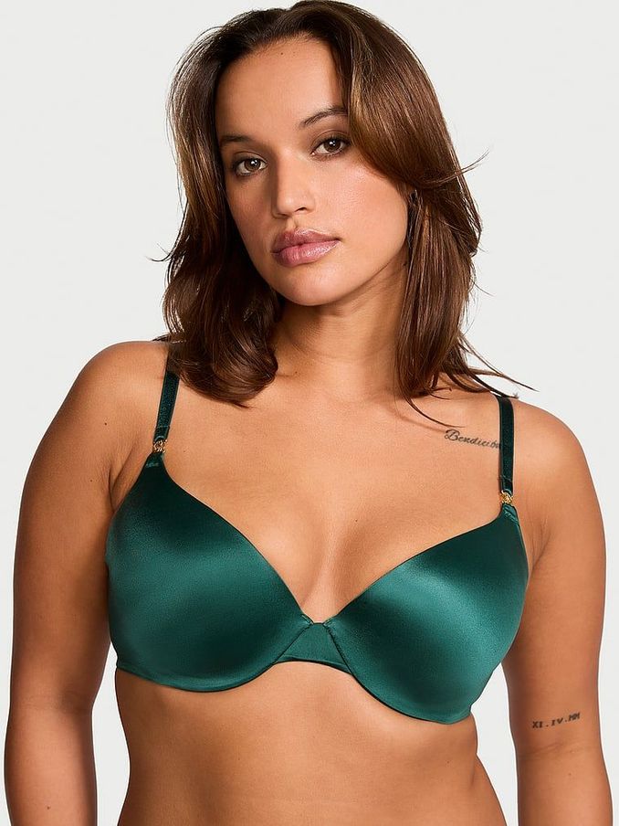 Green Mystique Smooth Icon Push Up Demi Bra (K79817) | €20