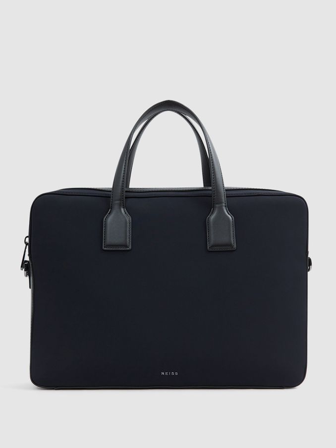 Carter Dark Navy Neoprene Briefcase (K81461) | €185