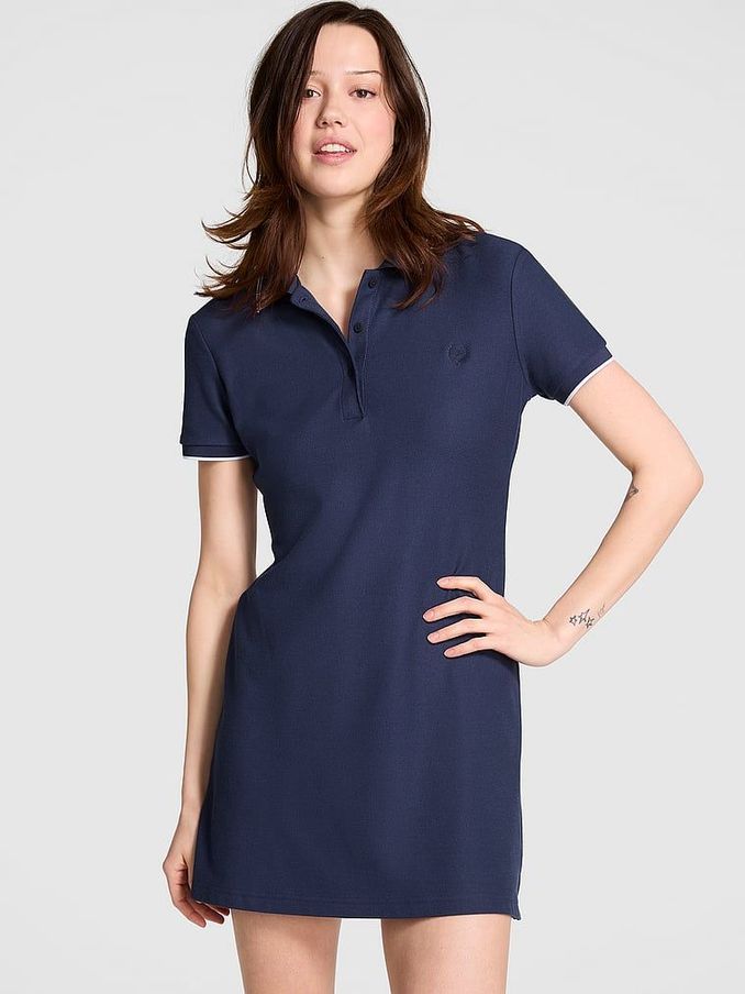 Midnight Navy Blue Polo Dress (K86405) | €25