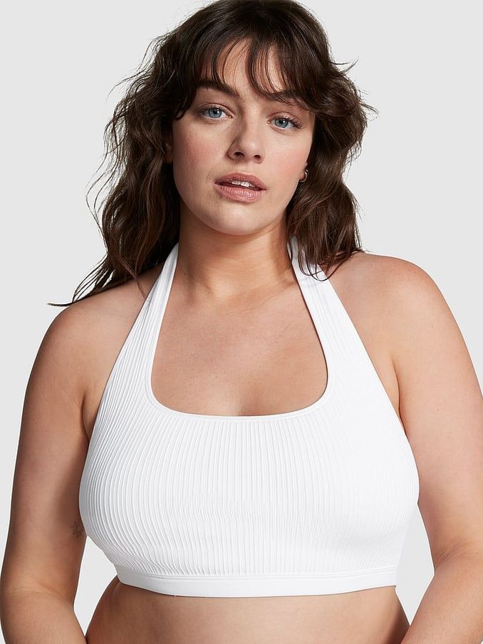 Optic White Seamless Low Impact Sports Bra (K86413) | €13