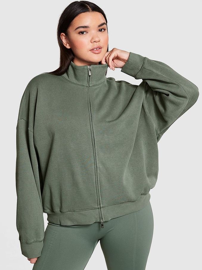Fresh Forest Green Fleece Jacket (K89053) | €25