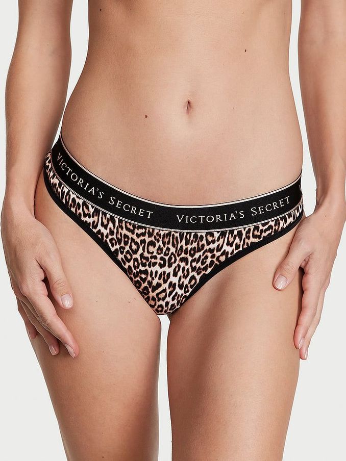 Leopard Brown Basic Instincts Thong Knickers (K89094) | €10.50