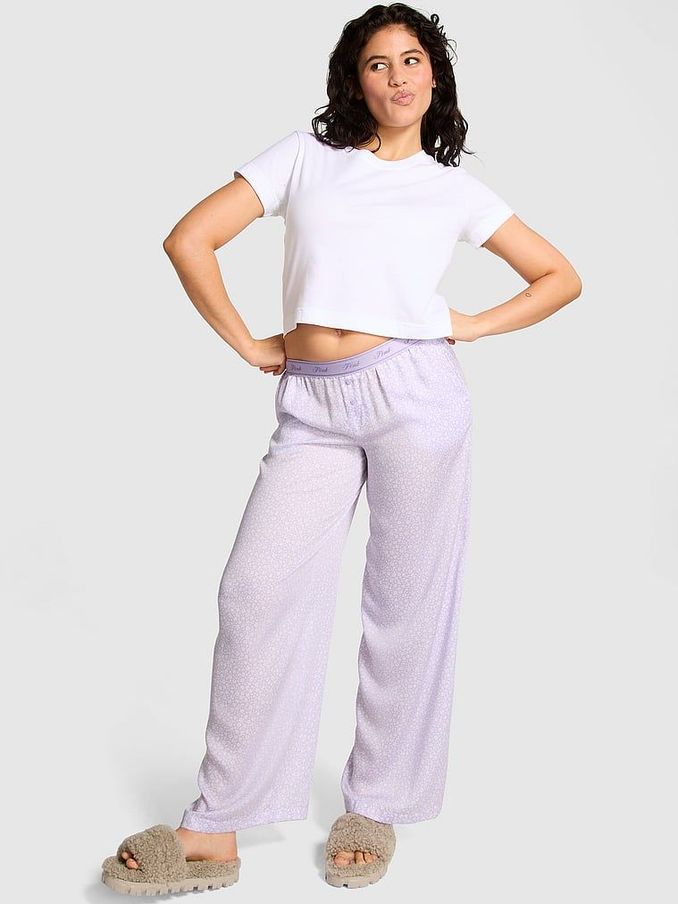 Purple Ditsy Floral Trouser TENCEL™ Pyjama Bottoms (K89161) | €41