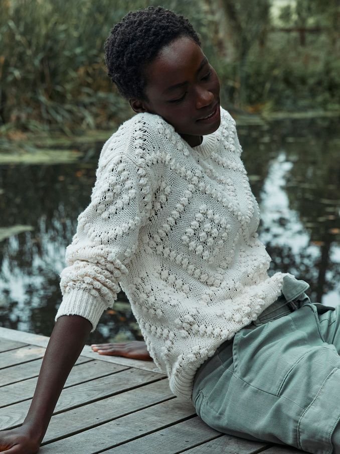 Natural Bobble Jumper (K90369) | €44