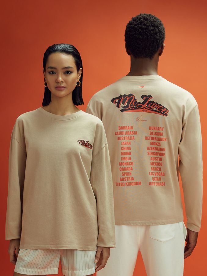 McLaren F1 Crew Neck Tour T-Shirt in Taupe (K90557) | HK$751