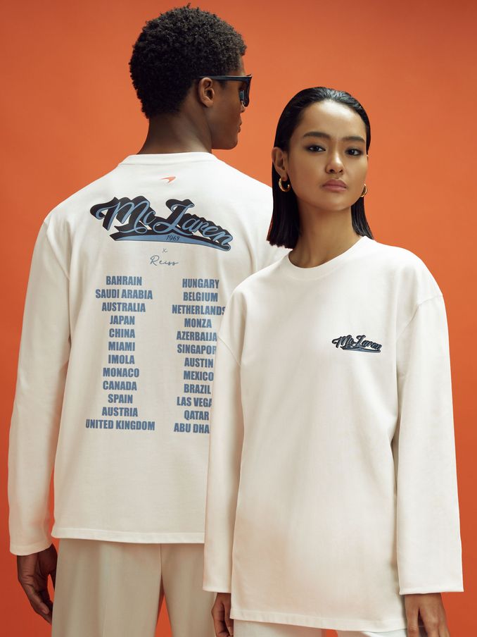 McLaren F1 Crew Neck Tour T-Shirt in White (K90561) | HK$635