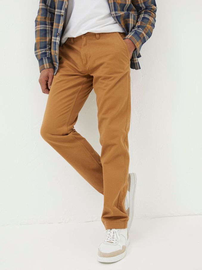 Brown Modern Coastal Chinos (K91585) | €39