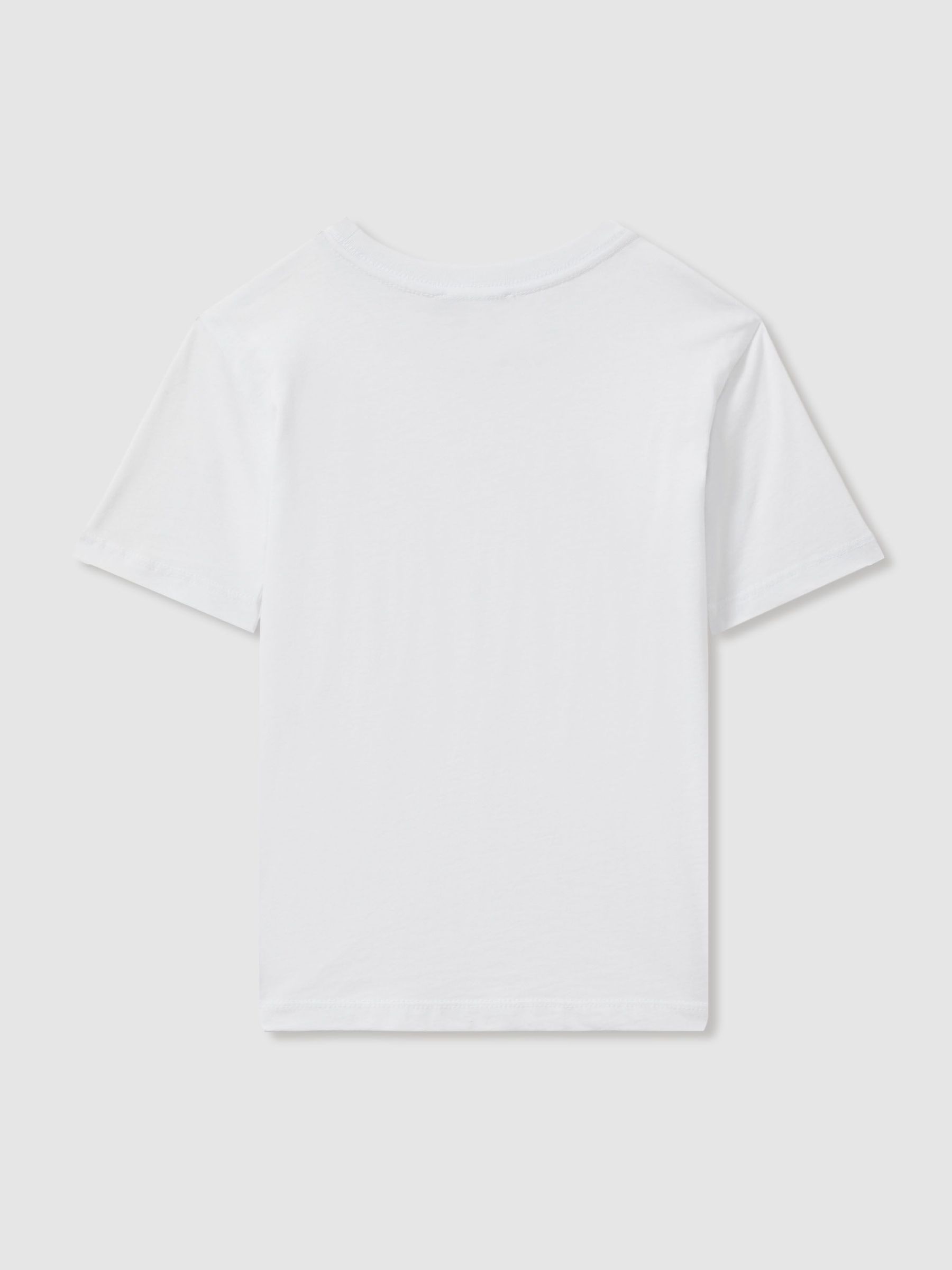 13-14 yrs Cotton Crew Neck T-Shirt in White (K92500) | €20