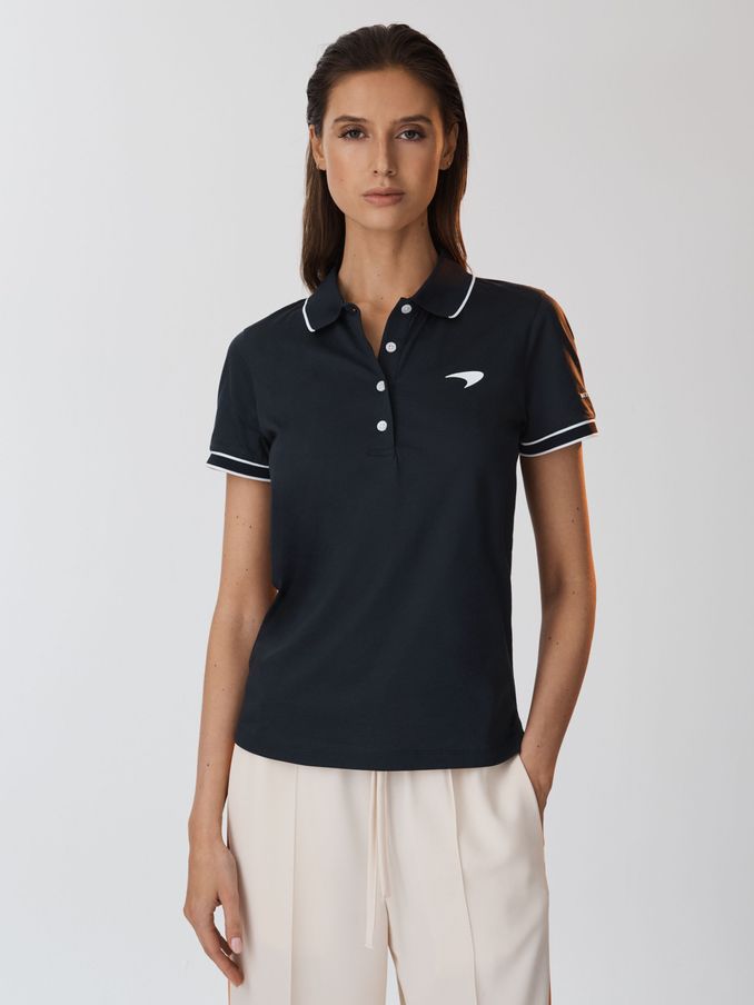 McLaren F1 Mercerised Cotton Polo Shirt in Navy (K92524) | CHF 54