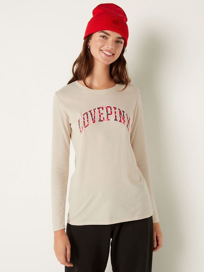 Vanilla Bean Everyday Long Sleeve Crew Tee (L40509) | €11
