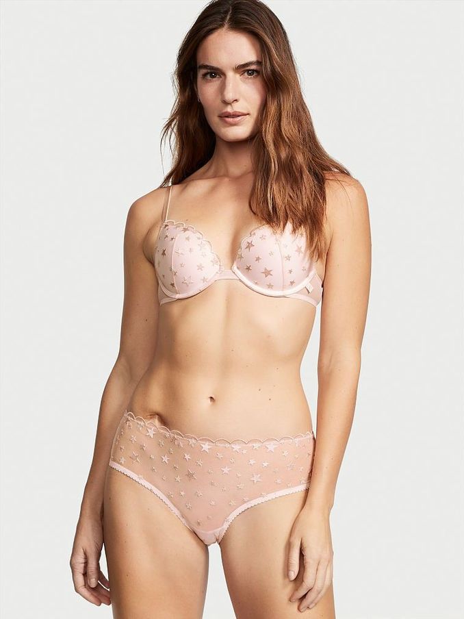 Pink Fizz Lace Cheeky Knickers (L81968) | €5