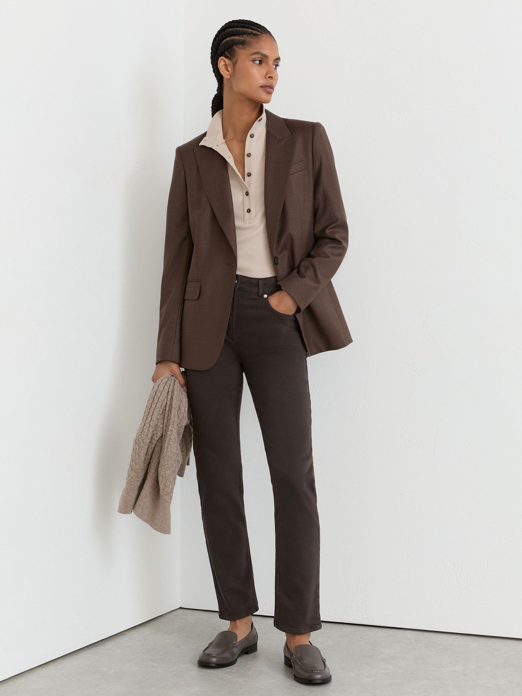 Grape - Slim-leg Mid-rise Jeans