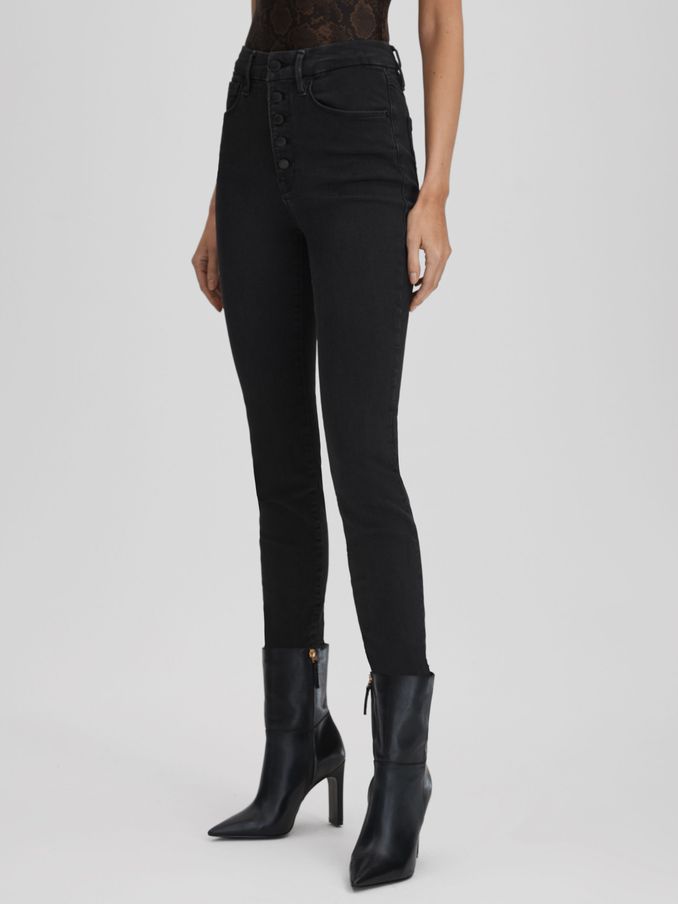 Good American Always Fits Skinny Jeans in Black (N11563) | CHF 115