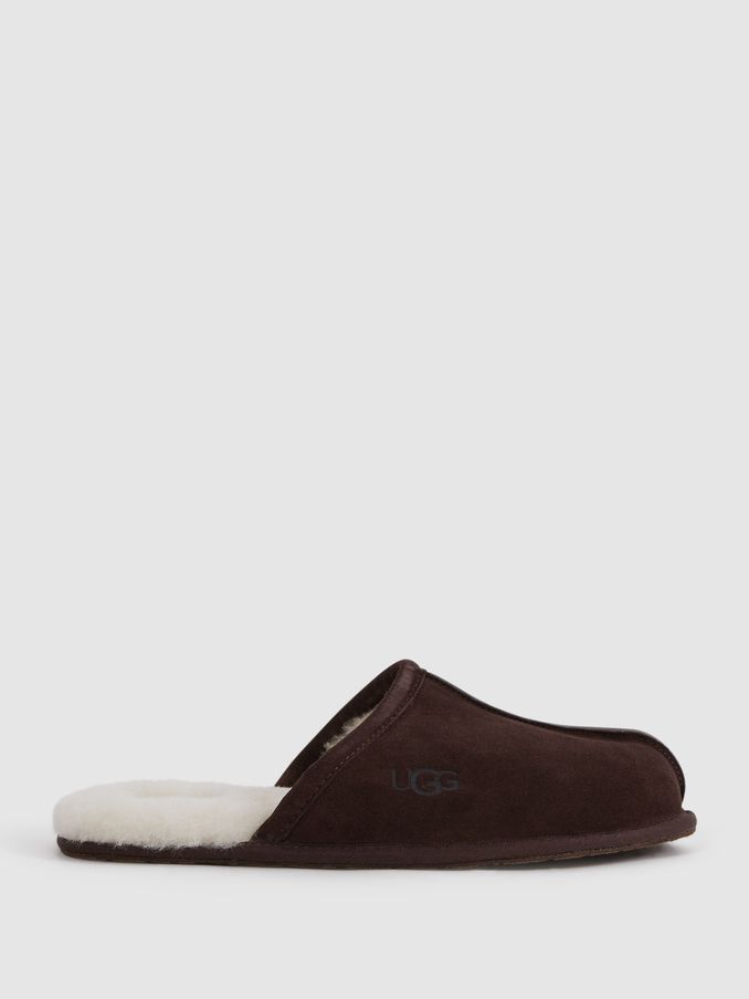 Sheepskin Slippers in Dusted Cocoa (N17290) | 287 QAR
