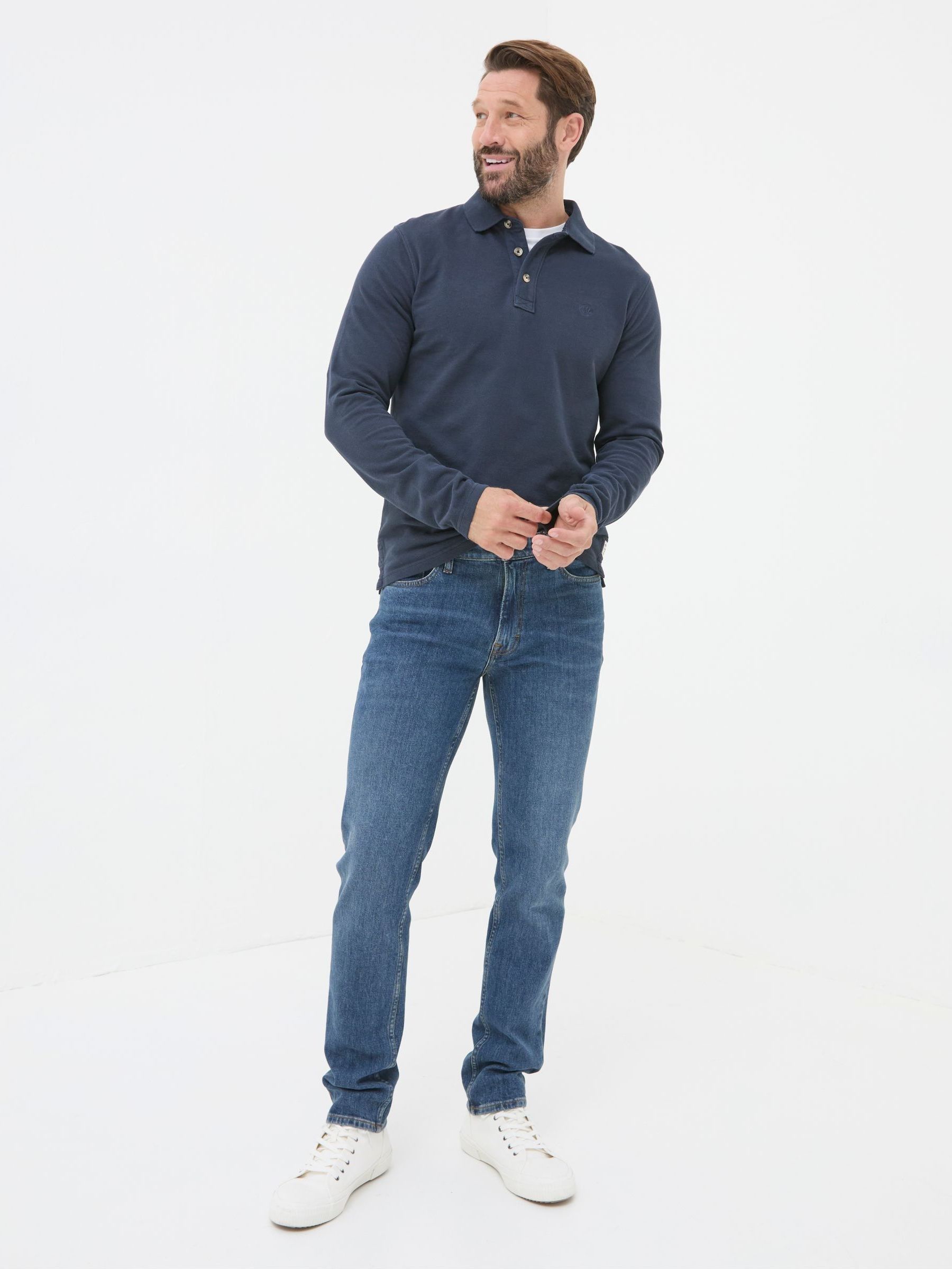 Indigo Blue Slim Fit Jeans (N21701) | $92