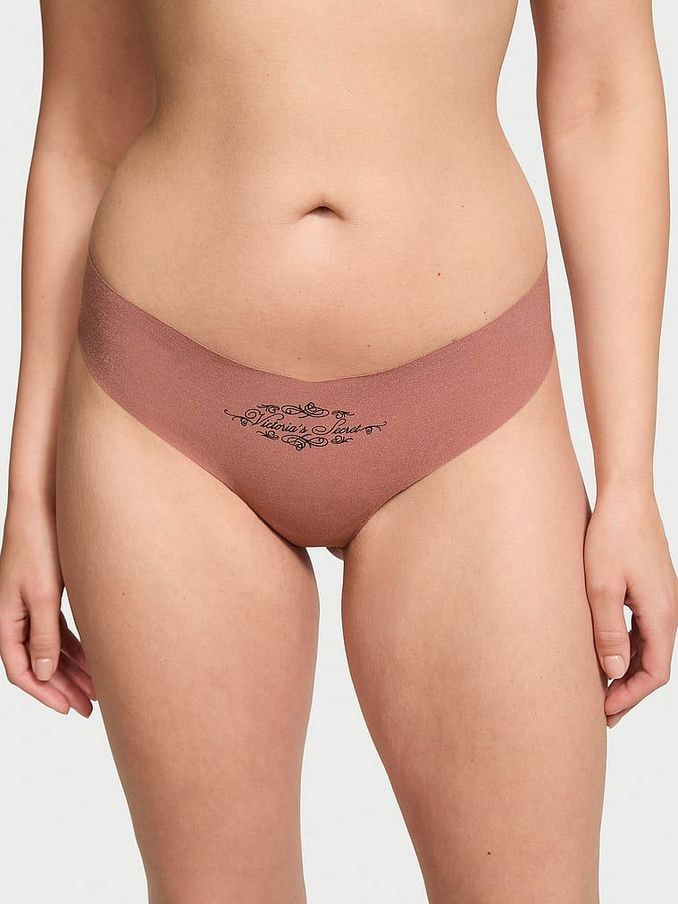 Vintage Rose Pink Script Thong Knickers (N26061) | €4