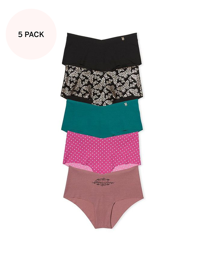 Black/Green/Pink Cheeky 5 Pack Knickers (N26096) | €31