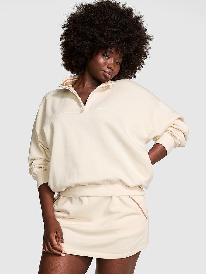 White Shell Fleece Sweatshirt (N26153) | €27