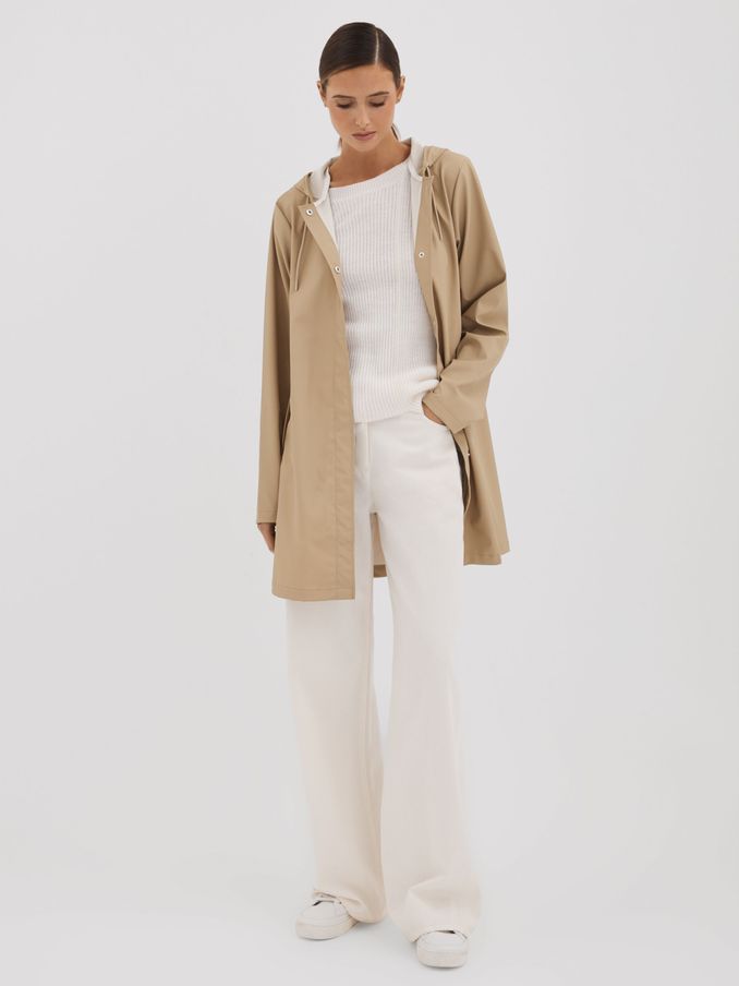 Rains A-Line Raincoat in Sand (N27096) | HK$1,580