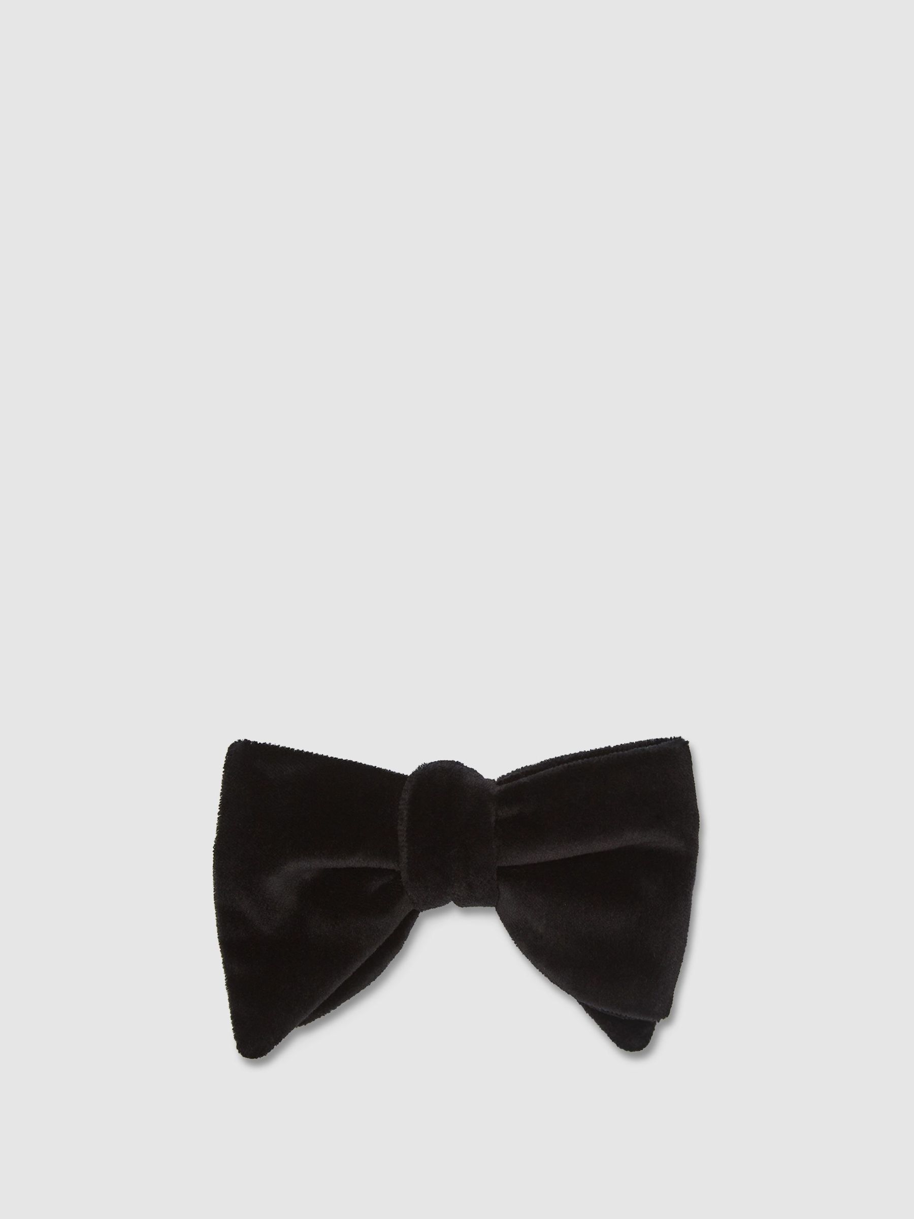 Velvet Bow Tie in Black (N40571) | $45