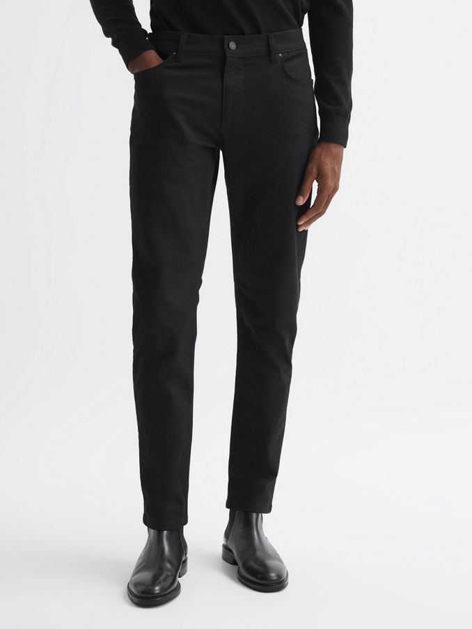 Slim-fit jeans in zwart (N51675) | € 50
